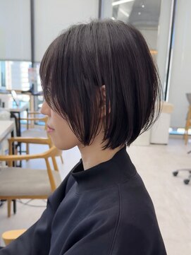 ビューナゴヤ 名駅(VIEW NAGOYA) ショート/オリーブカラー/髪質改善/白髪ぼかし/小顔