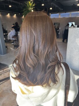 ブリーチなしダブルカラー(ヘーゼルベージュ)