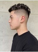 極道パーマ×ホワイトメッシュ