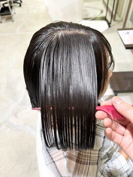 ブランシェ 高蔵寺店(BRANCHE) ☆髪質改善ストレート×ミニボブ☆【北川】