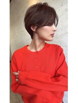ダム(DaM) ナチュラルボブ前髪ありイメチェン20代30代40代ショートボブ