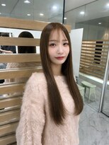 リゼル ユア 渋谷(RISEL YUA)&nbsp;ナチュラルブラウン×さら艶ストレートロング