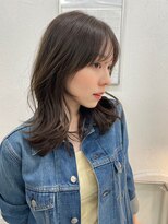 ハニーシブヤ(HONEY shibuya) ヨシンモリパーマ/ミディアムレイヤー/シアーグレージュ3