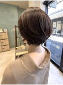 岐阜/30代/40代/50代/ショート/白髪ぼかし/丸み/くびれ/北方