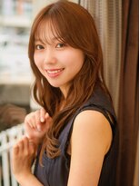 ベレッタ 枚方店(veretta.)&nbsp;顔周りレイヤー/ゆるふわウェーブ/イルミナカラー/大人可愛い