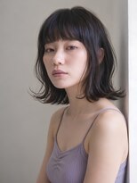 キース ヘアアンドメイク 恵比寿(kith. hair&make)&nbsp;透明感シアーグレージュ/ミディアムボブ/顔まわりカット