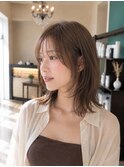 ハッシュカット/グレージュ/デザインカラー/沖縄/沖縄市/北中城