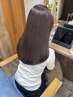 【スタイリスト限定】カット＋透明感カラー＋選べるホームケア付￥7900
