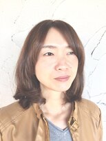 ルシード スタイル レクラ 栄生店(L'UCIDO STYLE L'eclat)&nbsp;スライシングで魅せるツヤツヤカラー