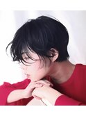NiL　ベリーショート　ブルージュ　うぶバング　ほつれ髪