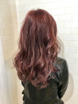 アルマヘア(Alma hair) ルビーピンク★ヘルシーレイヤースタイル【Alma hair】