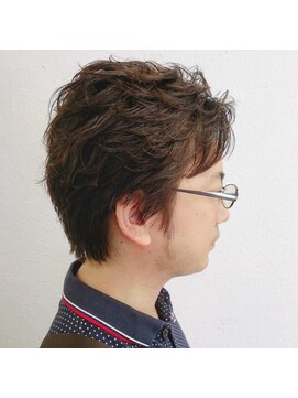 ジェナ(Jena) メンズパーマ×アップバング