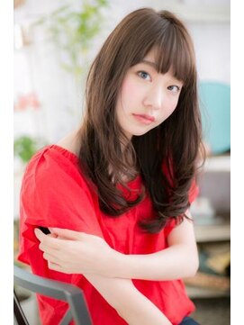 ヘアアンドビューティー ミック(Hair & Beauty miq) ダークアッシュくせ毛風小顔ニュアンスストカールa1