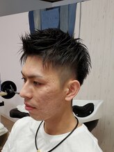 バーバーフォーメン(BARBER FOR MEN) ツーブロックアップバング