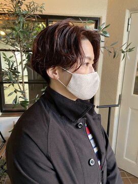 アル(AL) 刈り上げ女子/前髪なしショート/ ニュアンスパーマ