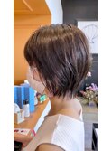 ショートから伸ばしていく途中です