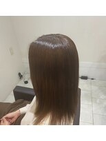 スローライフ(Slow Life) 縮毛矯正+透明感カラー