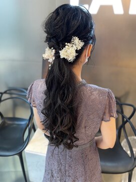 ラボー ノースプラザ店(LA'BO) ローポニーヘアセット