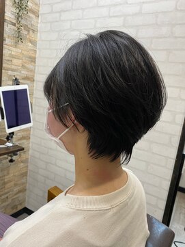 ハサミバイアトリエナガノ 千葉(8sami by atelier nagano) デザインカラー／レイヤーカット/ウエットヘア/オリーブベージュ