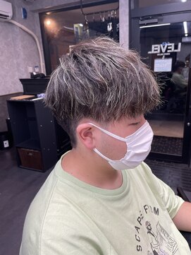 レベル 葛西店(LEVEL) マッシュ ハイライト メッシュ メンズカット 葛西メンズ