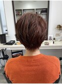 ニュアンスパーマ×ショート