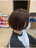 ボブ/ショート/髪質改善縮毛矯正/髪質改善/韓国風/韓国ヘア