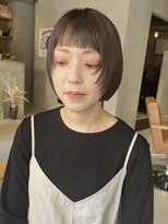 ヘアー アイス ルーチェ(HAIR ICI LUCE)&nbsp;ボブ　オリーブベージュ