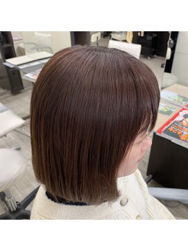 セダクション 道後樋又店(Seduction) ツヤ感×オレンジブラウン