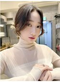 大人気☆韓国風/長め前髪/顔まわりカット