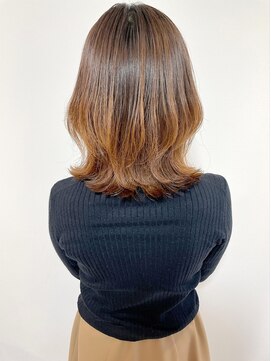 エマヘアープラス 下郡店(Emma Hair plus) くびれミディアム髪質改善ストカール☆