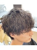 ちょいウルフマッシュ×波巻きパーマ