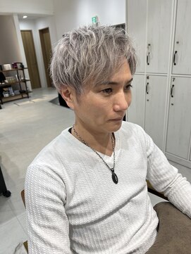 ネイロ 錦糸町(NeiRo) マッシュパーマウルフアッシュブラックカルマパーマ