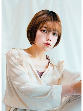 レヴ 草加店(LEV.) セミディーシアーカラーダークアッシュショートヘア