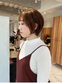 <森千晶>丸みのある大人ショート/耳かけもかわいい◎<大名>