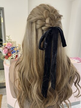 トリート(treat.) ハーフアップ