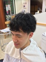 アスワ ショートパーマ