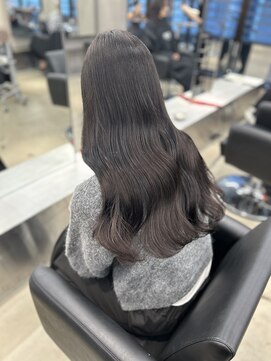 ペレ 栄店(PELE) デザインカラー/レイヤーカット/ウェットヘア/オリーブベージュ