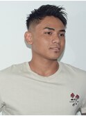 スウィングアップバングショート <池袋> <理容室> <バーバー>