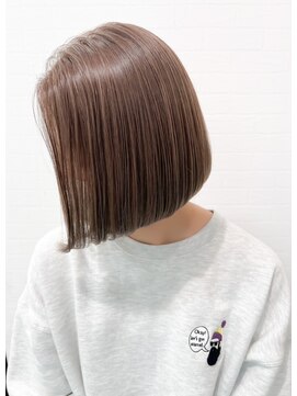 リティアンドビューティースタジオモッズシブヤ(LITTY&beauty studio M.O.D shibuya) ＃ココアブラウン＃ミルクティー＃ダブルカラー＃前下がりボブ