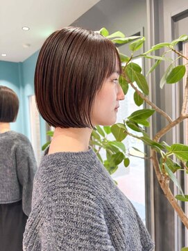 ノエ トトン(noe tton) イメチェン/ホワイトブロンド/外ハネボブ/美髪/名駅a9