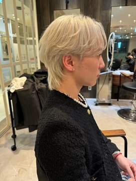 インク サカエ(inq sakae) メンズ/韓国ウルフ/ブロンド