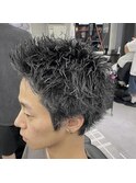 スペインカール/スパイキーショート[北千住/理容室]