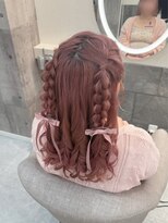 ヘア サロン クラン 東心斎橋店(hair salon clan)&nbsp;編みたらしハーフツイン