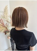 切りっぱなしボブ