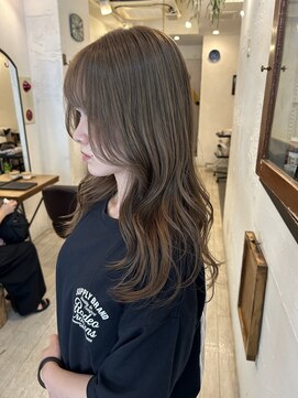 キキ(kiki) 【shiori】ブリーチ一回でできるミルクティーベージュ♪