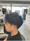 #サーフカール#スパイキーショート#ブルーブラック#船橋