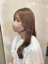 エイミーバイアフロート(amie  by afloat) ナチュラルに小顔見え♪サイドバングスタイル