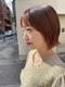 デイジーロータス(DAISYLOTUS)の写真/ショート/ボブ/レイヤーカットは、顔周りのデザイン力が大事☆ミリ単位でこだわる前髪カットで小顔効果◎