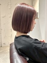 エミス バイ メルト 吉祥寺(emis by melt)&nbsp;小野/ブリーチ透明感たっぷりラベンダーカラーボブ吉祥寺