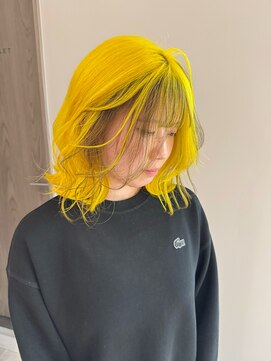 ポノ(po_no) イエローカラー/デザインカラー